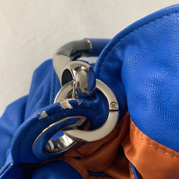 suede blue bag - Picture 6 of 8